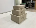 Trunk Handmade Wood Square Different Size Vintage Furniture Fabric Box Rectangle Storage Trunk