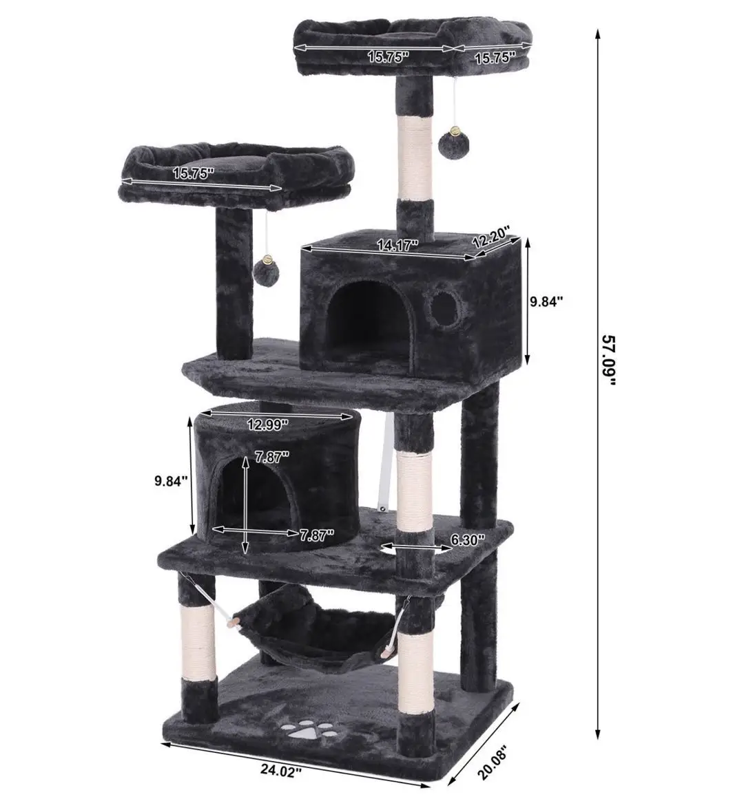 84 cat tree