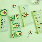 Pencil Case Hot Sell High Quality Zipper Kids Cute Avocado PVC Clear Pencil Case