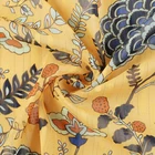 Color Vintage Beach Custom Color Print Woven Shirts Hawaiian Wholesale Chiffon Fabric For Men
