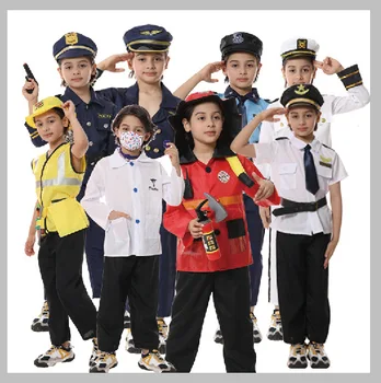 Outfits Doctor Character Halloween party cosplay Costume For Kids