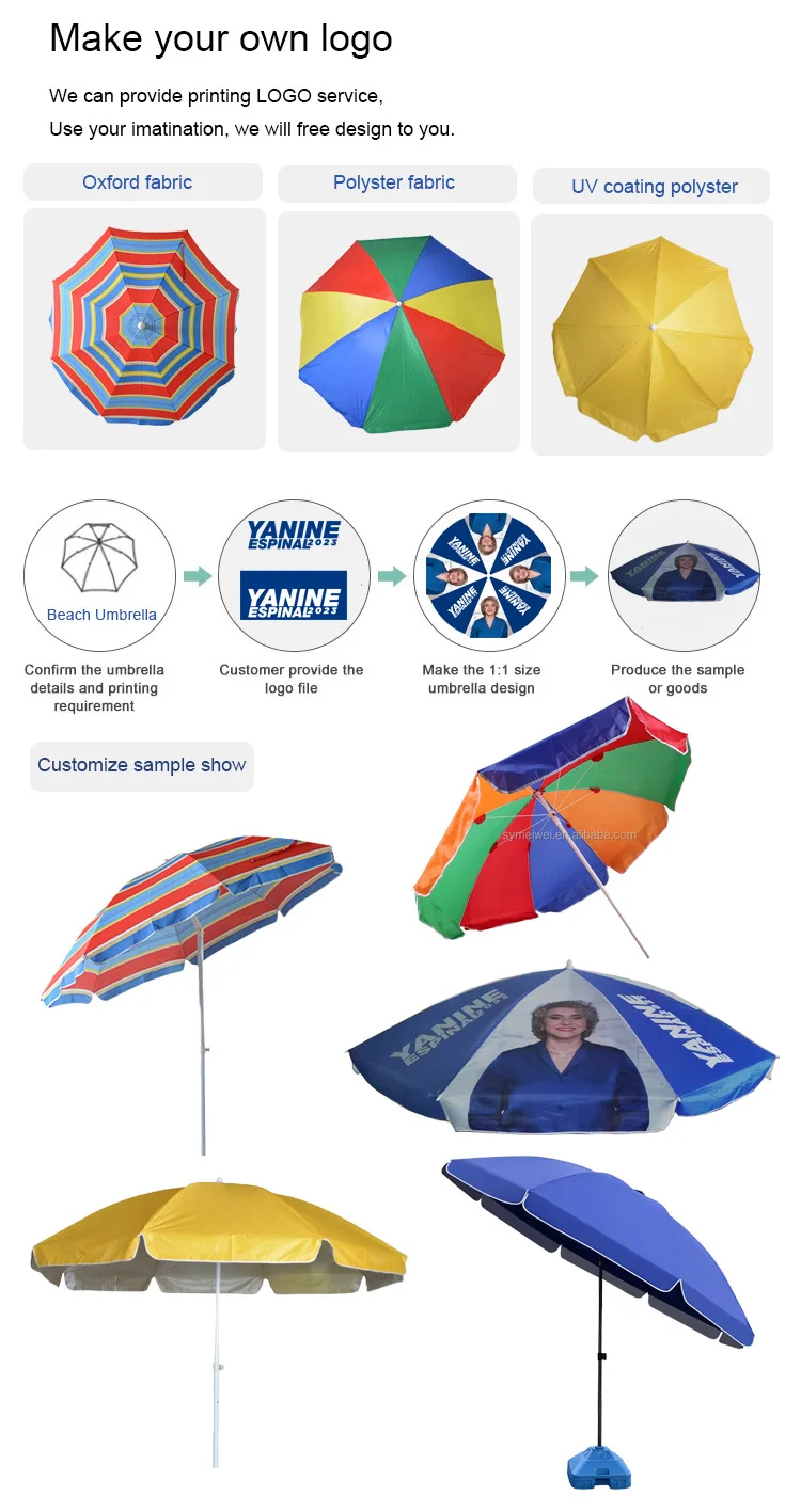 beach umbrella customize