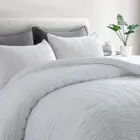 Comforters Amazon Hot Selling Seersucker Microfiber Polyester Quilts Duvets Comforters
