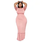 Clothing Modern Design Daily Wear Ladies Clothing Breathable Plus Size Dresses Women Casual Dress