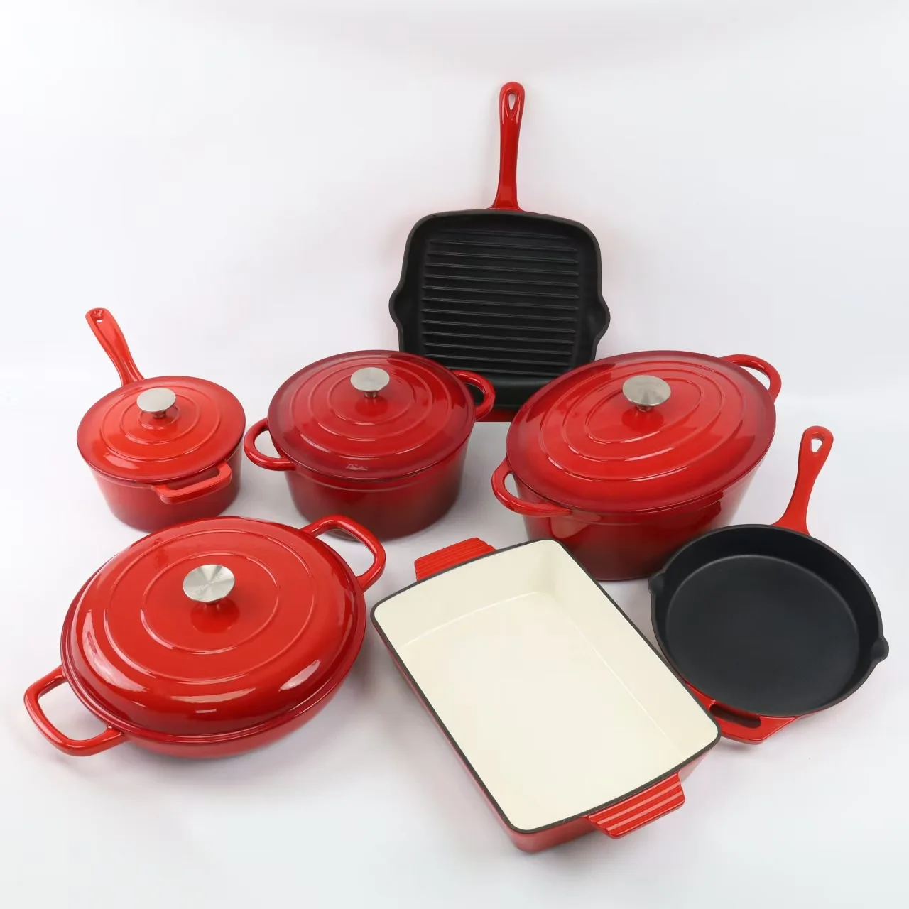 enamel cookware set 7