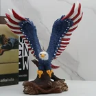 Eagle Custom Resin Giant Eagle Flying On Wood Independence Day Souvenir Desktop Home Decoration