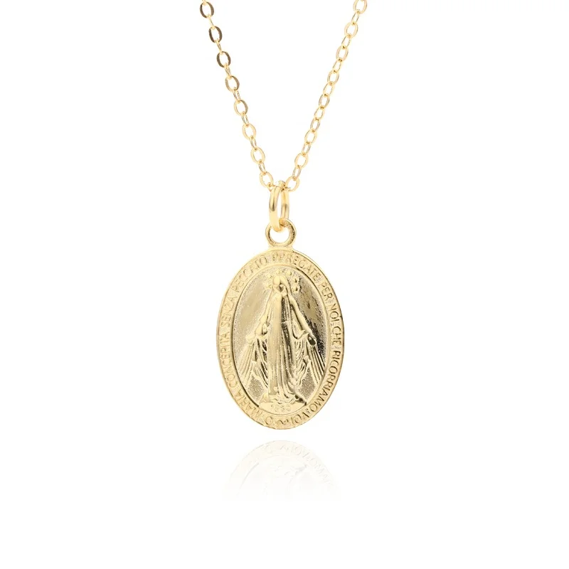 A1289 Jewelry 24k Gold Plated Virgin 