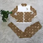Design Clothes 2021 Hot Sale Design Tracksuits 2 Piece Set Women Fashionable Sports Clothes Streetwear
