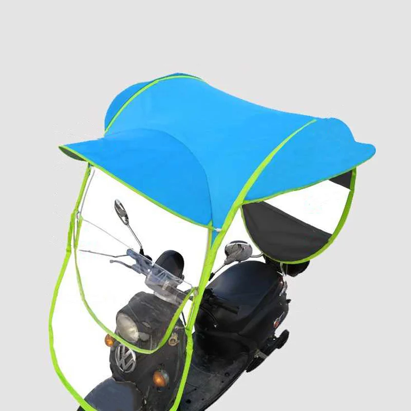 Motorbike Roof Shade Tent Umbrella Windshield Motorcycle Canopy XIONGGG Motorcycle Bicycle Sun Visor 
