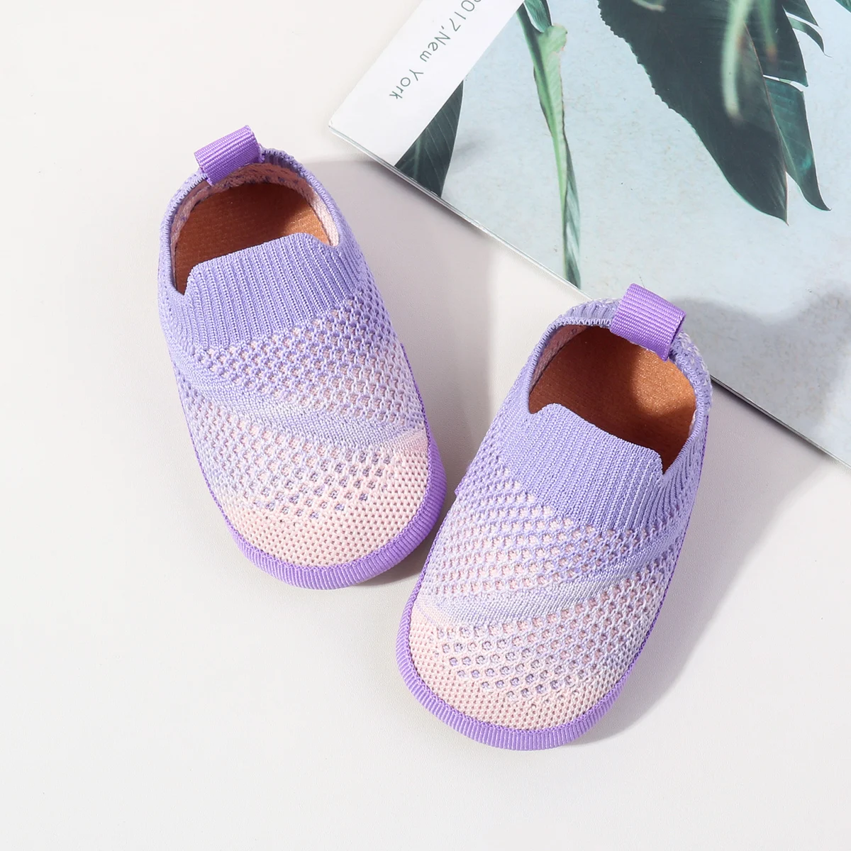Comfortable Airy Stretchy Flexible Snug Stylish Slip-on All Seasons Infant Shoes for Boys and Girls in Summer factory