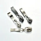 Zipper Custom Engraved Logo 3# 4# 5# 7# 8# 10# Zinc Alloy Puller Zipper Slider