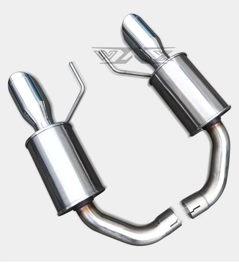 Factory direct sales cat back Exhaust Pipes For Ford Mustang 3.7 5.0 mufflers tail section