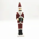 Three-dimensional Sculpture Chromatic Handcraft Resin Christmas Santa Gift Bagput Household
