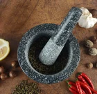 Polished Black Stone Black Black Stone Mortar Pestle New Arrival Eco-Friendly Polished Black Stone Mortar And Pestle