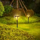 Garden Solar Lamp High Quality Landscape Lawn Ground Bollard Garden Outdoor 1.5W Solar LED Spike Lamp