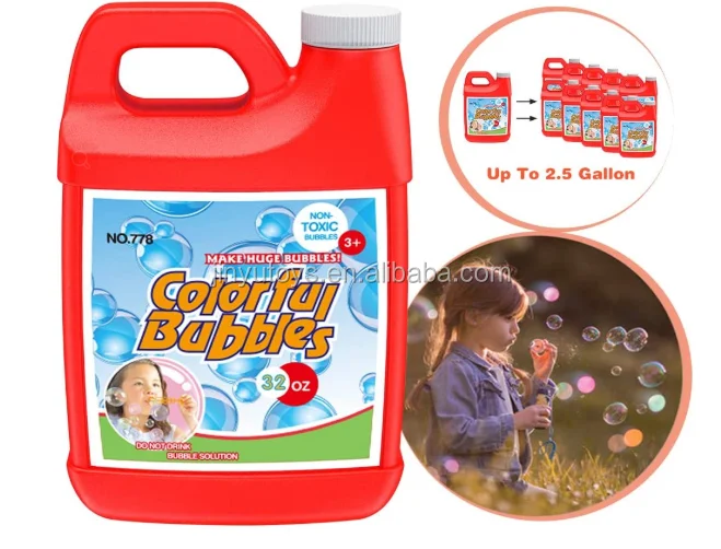 Bellen Oplossing Refill Concentraat Voor Bubble Machine Wands 32 Ounce