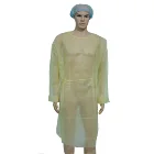 Gown Chinese Factory Ppe Pp Yellow Disposable Isolation Gown With Wholesale Price