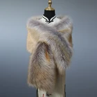 Scarf Scarf Fur Soft Fluffy Beautiful Women Warm Faux Fur Shawl Fur Shawl Scarf