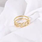 18k Gold Ring Fashion Design Stainless Steel 18k Gold Oval Signet Ring Custom Engraved Jewelry Ring