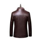 Jacket Jackets Fashion Fur Lining Thick Warmly Men Black Lamb Leather Jacket Men Leather Jackets Pakistan Leather Jackets