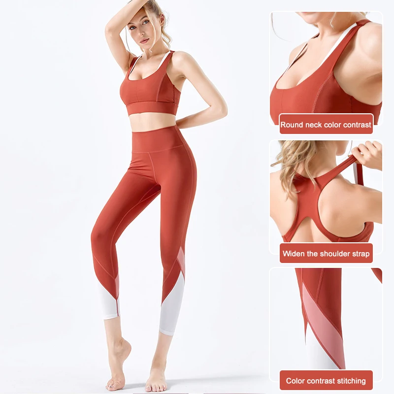 Vendors High Elastic Strong Supporting Women High Quality Seamless Tracksuit Sexy Yoga Sets Fitness Women