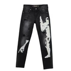 Jeans Factory Hot Sale Personality Printing Hip Hop Men's Jeans