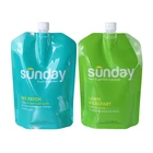 Spout Pouch Liquid Spout Bag Eco Friendly Custom Logo Printed Food Beverage Liquid Doypack Plastic Spout Pouch Bag