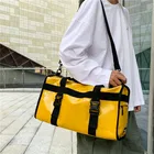 Leather Bag Twinkle Factory Women's Weekender Leather Gym Duffle Travel Bag