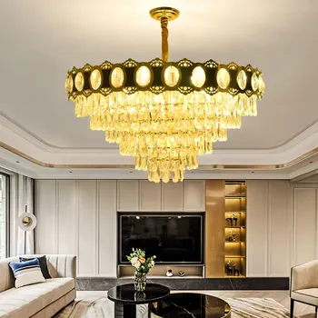 Modern Living Room Indoor Lighting Modern Decorative Art Crystal Led Chandelier