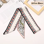 Silk Bag Twillies Scarf Skinny Scarf For Women Handbag Scarf Custom Print Silk