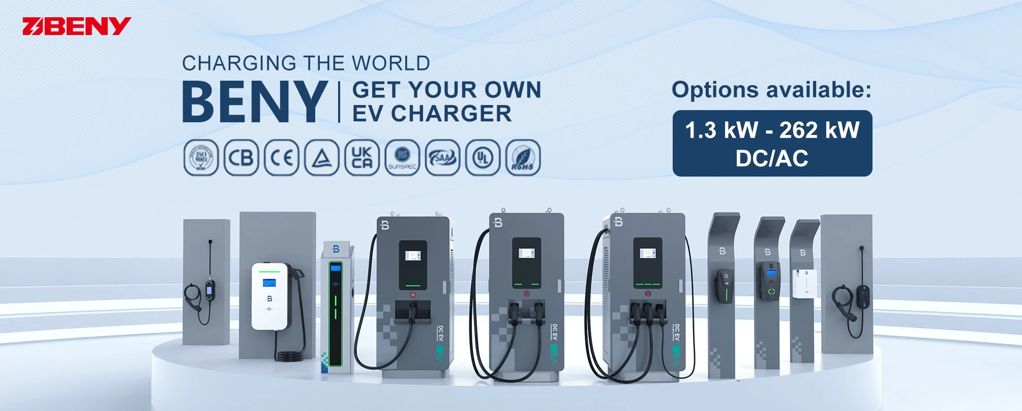 Beny Ac Level Wallbox Fast Electric Charging Station Kw Kw Ev