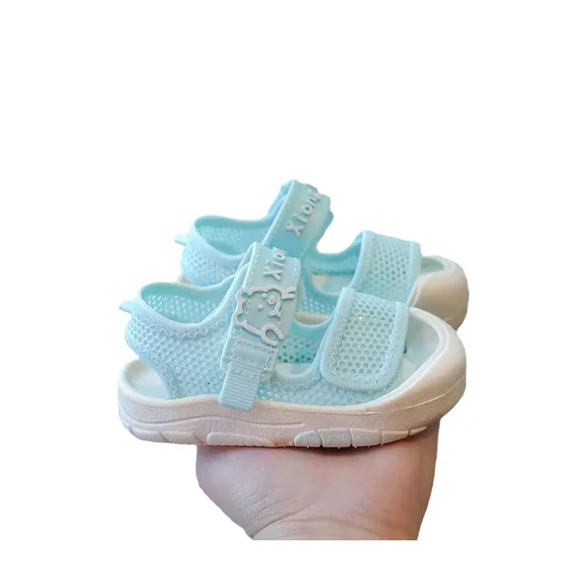 Children's comfortable soft sole mesh breathable anti slip home children's summer baby shoes