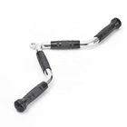 Tricep Press Down Cable Attachment | Multi-Option: Double D Handle V-Shaped Bar Rotating Straight Bar
