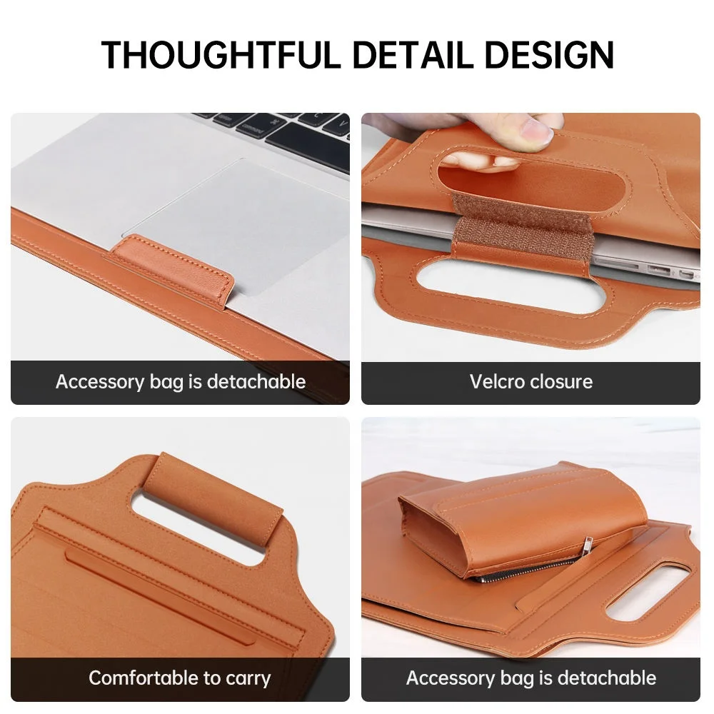 Laptop Bag Sleeve Case With Handle For Macbook Laptop Sleeve Cover Bag For 11 12 13 14 15 With Stand And Mousepad
