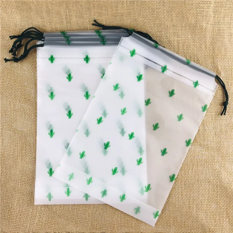 waterproof good grade custom size printed portable cotton drawstring bag for clothes