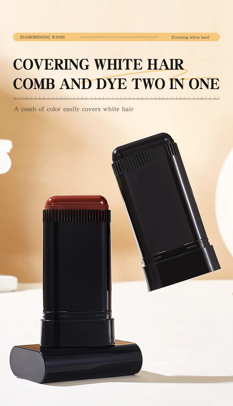 OEM ODM Custom Hairdressing Stick Private Label Wholesale Cover Gray Hair Portable Gentle Dyeing Hairdressing Wand Factory Price