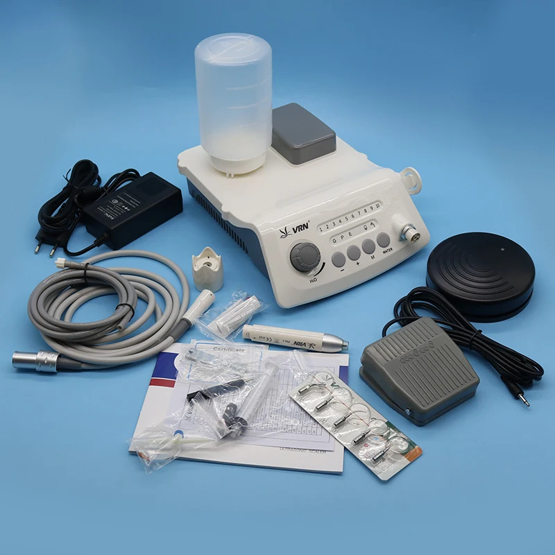 Automatic Water Supply Portable Dental Piezo Ultrasonic Scaler With 5 Tips Complete Set Buy