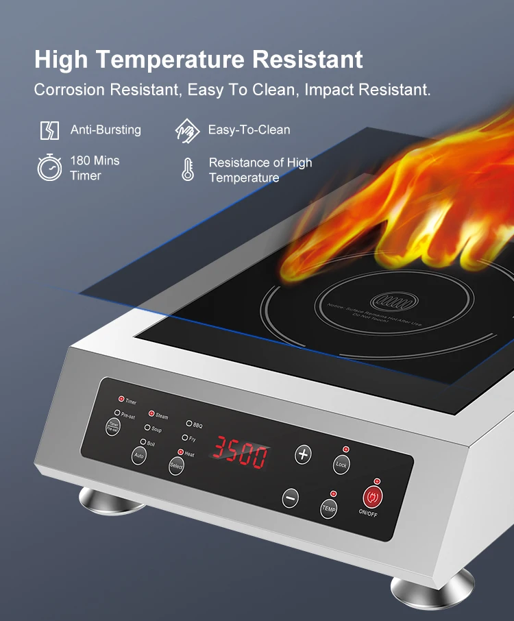 3500w Levels High-power Wholesale 3.5kw Single Multifunctional Electric Cooktop 240v Portable Stove Commercial Induction Cooker