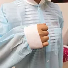 Non Woven Non Woven PP SMS Non-sterile Disposable Gown Lab Coats Uniform From China
