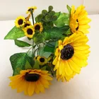 Wedding Colors Chinese Suppliers Artificial Handmade Wedding Sunflowers With Natural Touch And Bright Colors In Bulk