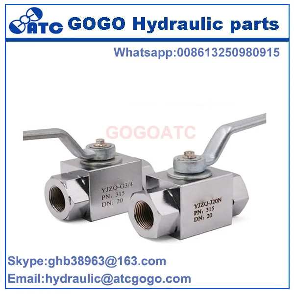 Hydraulic High Pressure Ball Valve Yjzq Khb G G G G