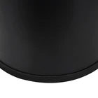 Metal Ashtray Portable Outside Outdoor Stainless Steel Metal Black Trash Can Ashtray Dustbin With Ashtray