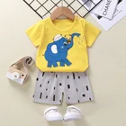 Clothing Boy Summer 2 Sets Of Clothing Short-Sleeved Boy T-Shirt Cotton Baby Children's Clothing