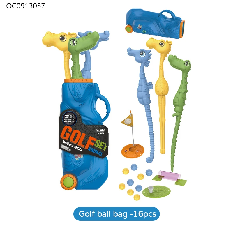 Sport and outdoor accessories kids mini golf clubs practice toy plastic