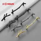 Handle Manufacturer Vintage Furniture Accessories Drawer Cabinet Wardrobe Zinc Alloy Tree Branch Handle Knob