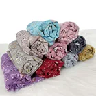 Scarf Scarf Women Wholesale Hot Selling Popular Muslim Malaysia Women Square Hijab Chiffon Printing Scarf