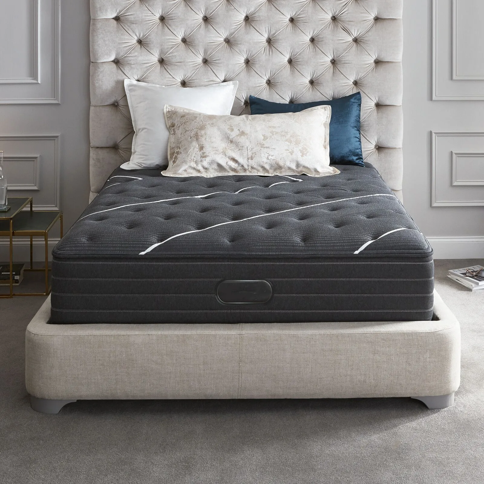 Super comfortable euro top full size pocket spring coils mattress queen king president mattresses