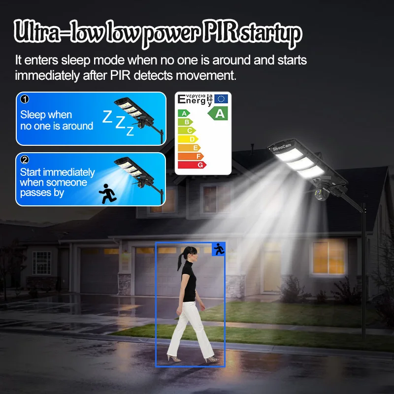 Outdoor Solar Street Light With Cctv Camera 4g Sim Card Lte Waterproof Pir Detection Led Highlight Solar Street With Camera