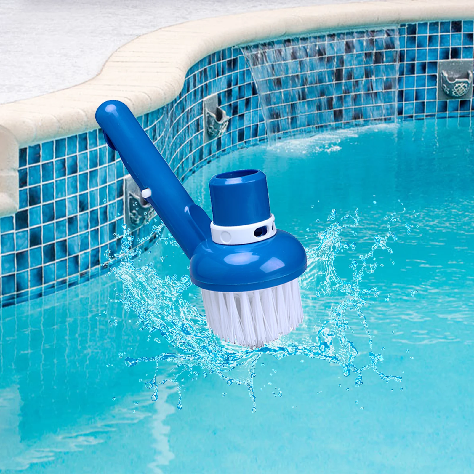 Customized Efficient Summer Handheld Pool Cleaning Brush Outdoor Appl