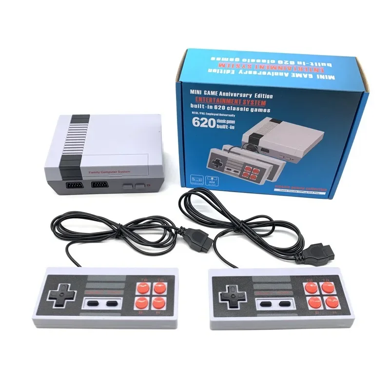 NES620 Video Game Console AV2.4G Wireless Controller 620 Games 8 Bit Nostalgic FC Game Console